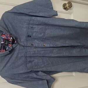 G.H. Bass & Co. Blue Woven Shirt